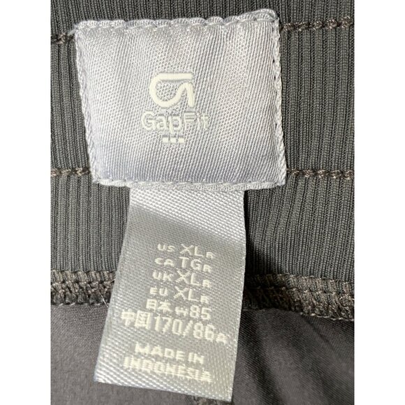 NWT Gap Fit Mens XL Gray Jogger Capri Pants Drawstring Pockets RN10209 - Picture 4 of 8